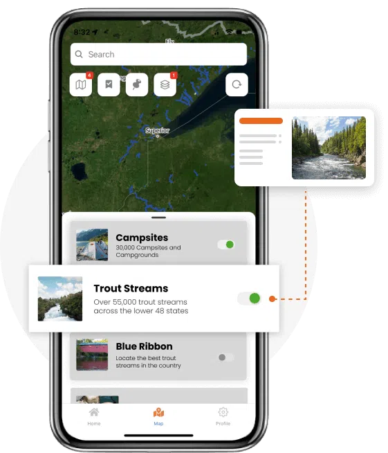 FlyFishFinder advanced filtering system