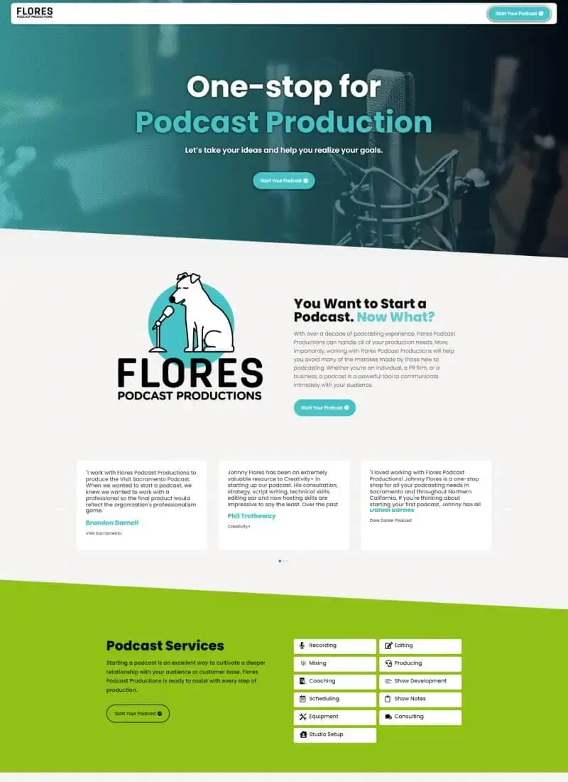 Flores Podcast Production
